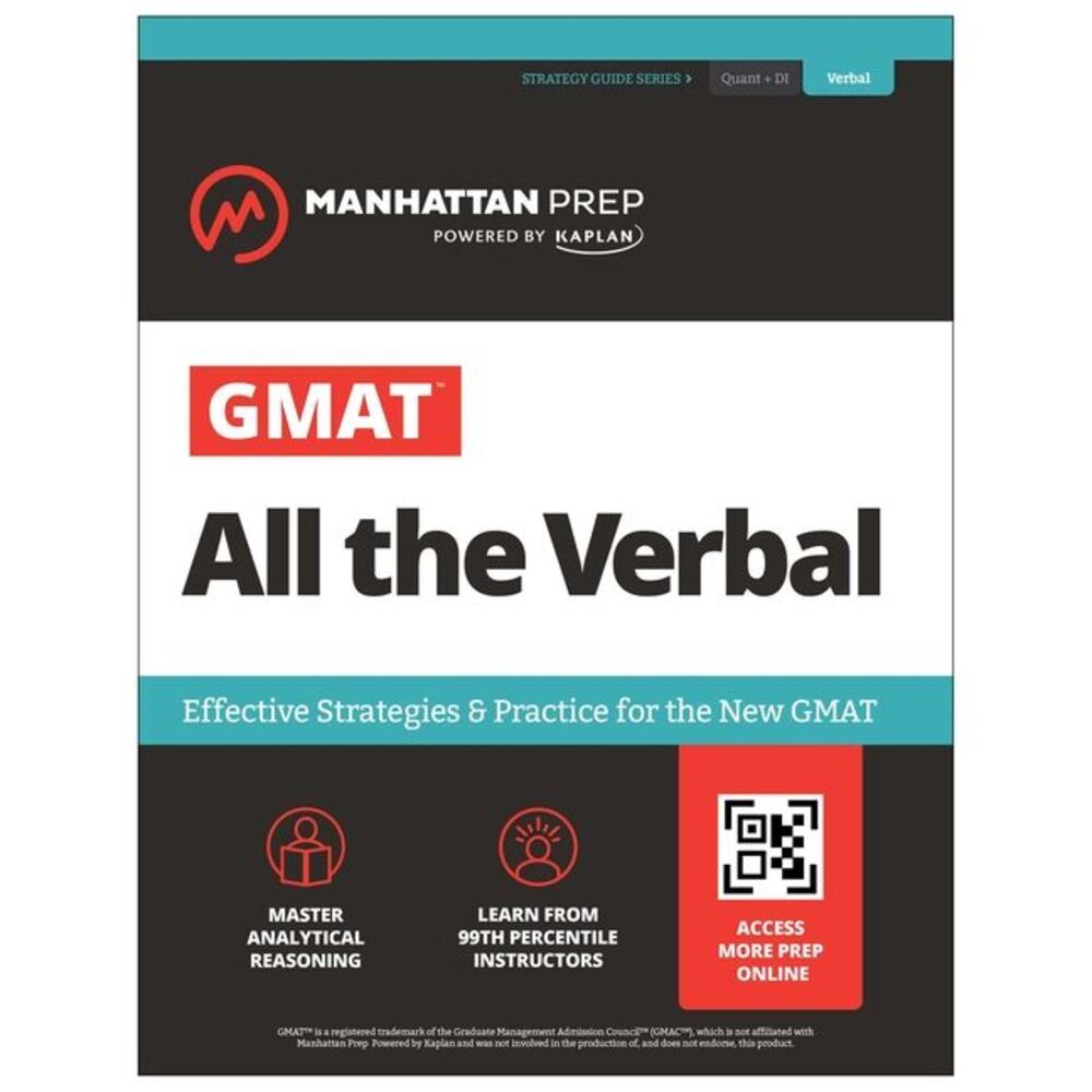 GMAT All the Verbal: Effective Strategies & Practice for the New GMAT + Online R